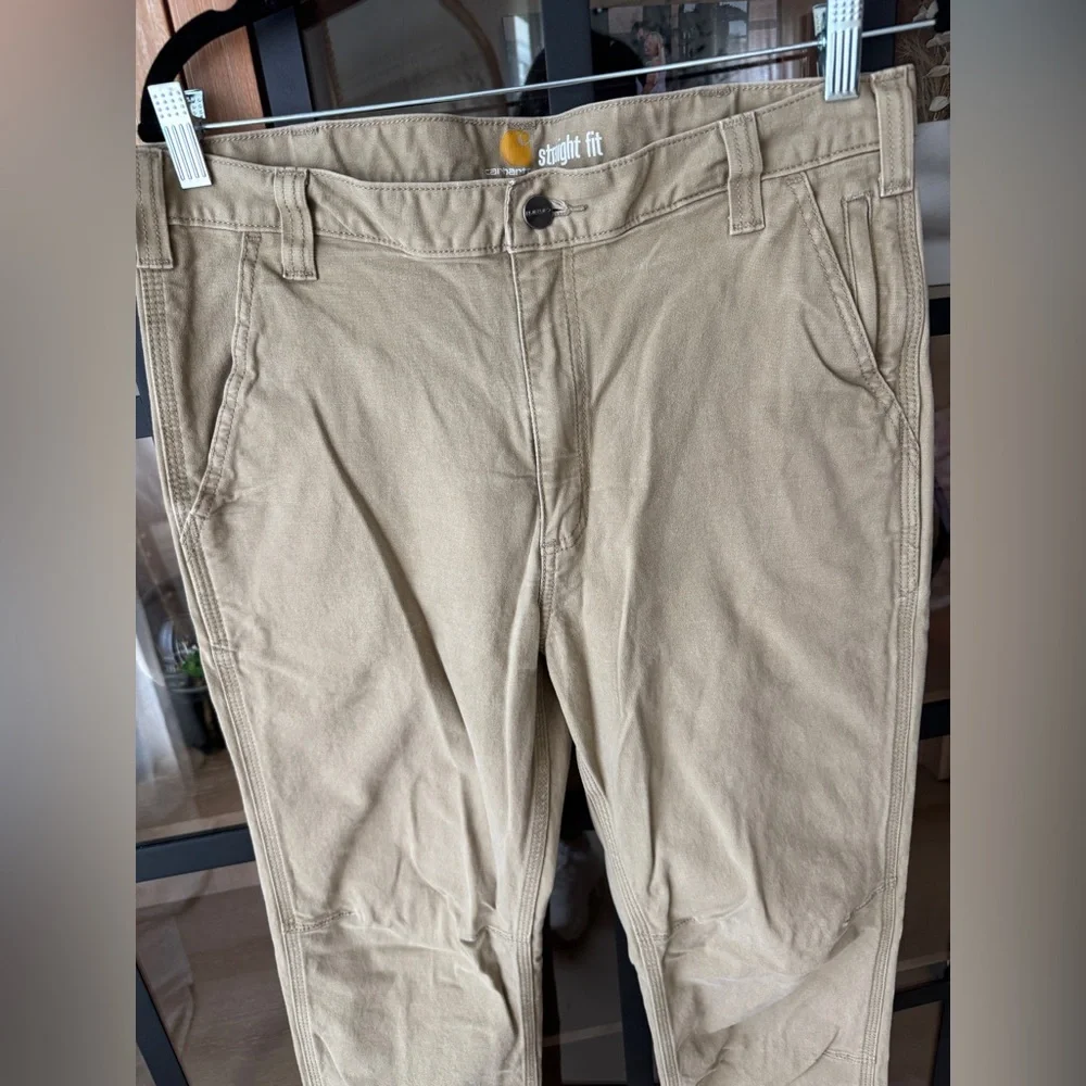Carhartt Rugged Flex Rigby Straight Fit Pants khaki cargo beige - Picture 6 of 9